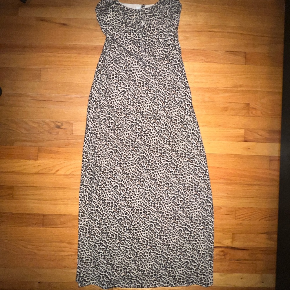 Le Lis Animal Print Maxi Dress